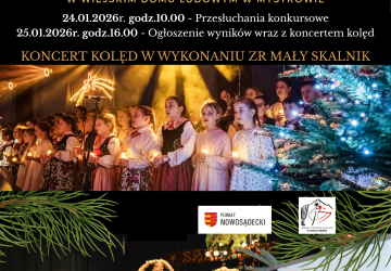 KOLEJNOŚĆ WYSTĘPÓW NA SĄDECKIM KOLĘDOWANIU' 2026